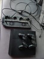PS4 met koelsysteem + 2 controllers, Spelcomputers en Games, Spelcomputers | Sony PlayStation 3, Ophalen, Gebruikt, Met 2 controllers