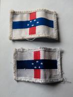 Uniform vlaggetjes Mariniers op de Antillen, Ophalen of Verzenden, Marine, Nederland, Embleem of Badge