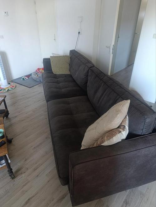 Mooie industriële leren 3 zits bieden vanaf 50 euro, Huis en Inrichting, Banken | Complete zithoeken, Gebruikt, Leer, Ophalen
