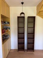 Billy boekenkasten (2 stuks) Ikea donkerbruin eikenpatroon, Ophalen, Met plank(en), Minder dan 50 cm, 200 cm of meer