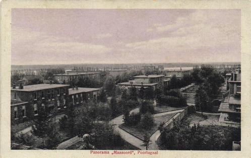 Panorama Maasoord, Poortugaal - ongelopen, Verzamelen, Ansichtkaarten | Nederland, Ongelopen, Utrecht, 1940 tot 1960, Ophalen of Verzenden