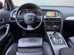 Audi A6 Avant 3.2 FSI V6 256 PK quattro S-line|Leder|19inch|, Automaat, 1715 kg, Zwart, Leder