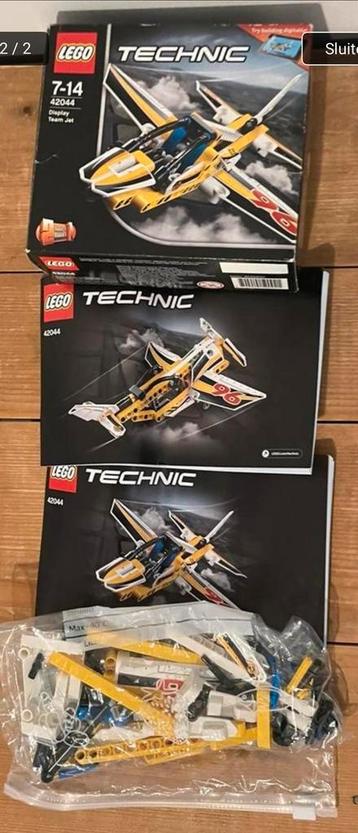 LEGO Technic 42044 - Vliegtuig  Compleet! beschikbaar voor biedingen