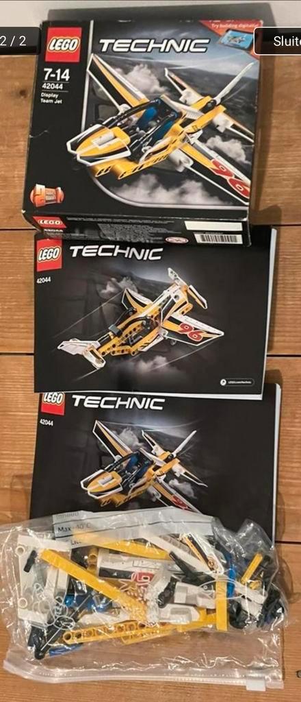 LEGO Technic 42044 - Vliegtuig  Compleet!, Kinderen en Baby's, Speelgoed | Duplo en Lego, Nieuw, Lego, Complete set, Ophalen of Verzenden