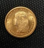 Tientje 10 Gulden 1897 goud op zilver Koningin Wilhelmina, Verzenden, Goud, Koningin Wilhelmina, Losse munt