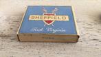 Oud rookgerei.doosje Sheffield First Virginia sigaretten 20, Verzamelen, Ophalen of Verzenden, Gebruikt