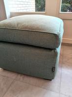 Linteloo poef, hocker, groene stof, Ophalen, Robuust, landelijk, Zo goed als nieuw, Stof