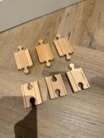 ZGAN 6x Brio houten trein connector spoor rail set 33394 toy, Ophalen of Verzenden, Zo goed als nieuw, Rij- of Hobbelspeelgoed