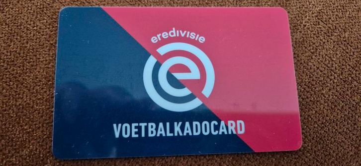 Voetbalkadokaart, Tickets en Kaartjes, Kortingen en Cadeaubonnen, Eén persoon, Cadeaubon