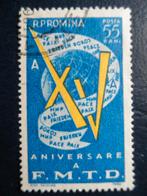 Postzegels Roemenië 1960 democratische jeugd - cw. € 0,50., Ophalen of Verzenden, Overige landen, Gestempeld