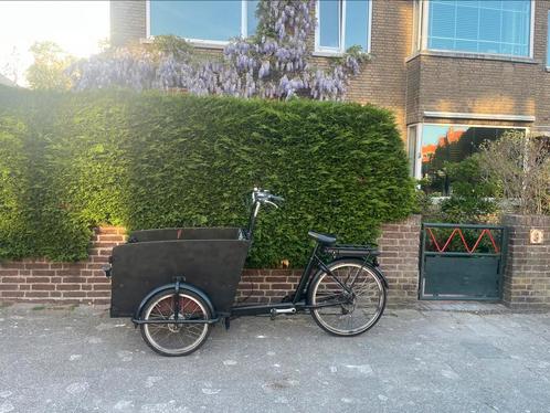 Bakfiets electrisch in goede staat, met toebehoren., Fietsen en Brommers, Fietsen | Bakfietsen, Gebruikt, Overige merken, 4 kinderen of meer