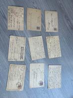 9 x Duitse Reichspost briefkaarten, Verzamelen, Spoorwegen en Tramwegen, Gebruikt, Ophalen of Verzenden, Trein, Kaart of Prent