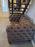 Loveseat chesterfield, Ophalen of Verzenden, Zo goed als nieuw, 75 tot 100 cm