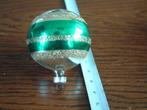 oude glas groen zilver kerstbal nr.2, Diversen, Ophalen of Verzenden