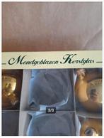 Doos met goudkleurige kerstballen h, Diversen, Kerst, Onbekend, Ophalen of Verzenden, Zo goed als nieuw, Onbekend