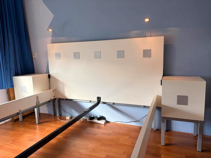 Jan des Bouvrie Kubus Slaapkamer Set compleet: Topkwaliteit!, Huis en Inrichting, Slaapkamer | Bedden, Zo goed als nieuw, Tweepersoons