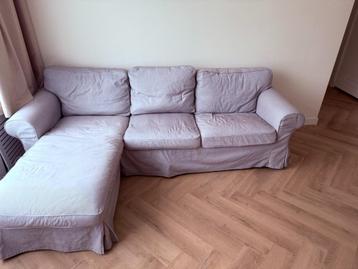 Ikea bank Ektorp 3 persoons met Chaise Longue - afbeelding 2