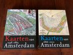 Kaarten van Amsterdam twee delen nieuwstaat Marc Hameleers, Antiek en Kunst, Ophalen of Verzenden