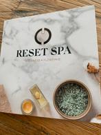 Giftcard Reset Spa :  € 20,.., Tickets en Kaartjes, Kortingen en Cadeaubonnen, Eén persoon, Cadeaubon, Spa of Sauna