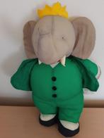 Babar : Vintage Knuffel in parachutestof (40cm), Ophalen of Verzenden, Gebruikt, Tv, Overige typen