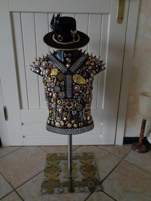 Torso Man op standaard  Nr TMS 1, Hobby en Vrije tijd, Naaien en Fournituren, Nieuw, Paspop, Ophalen