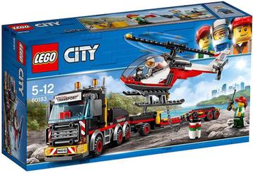 LEGO 60183 NIEUW City Zware vrachttransporteerder met heli