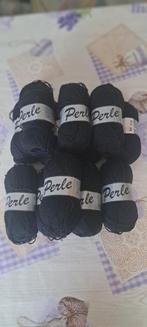 Lammy Perle Garen - 12 Bollen Zwart, Ophalen of Verzenden, Nieuw, Breien of Haken, Wol of Garen