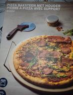 Pizza bak steen met houder, Tuin en Terras, Nieuw, Ophalen