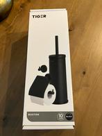 Tiger Boston wc-borstel staand. Zwart. Nieuw., Ophalen of Verzenden, Nieuw, Zwart, Overige typen