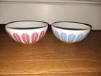 Twee schattige schaaltjes van Lucie Kaas., Ophalen of Verzenden, Zo goed als nieuw, Aardewerk, Kom(men)