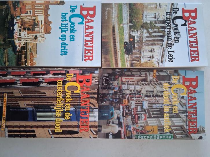Baantjer - De Cock 4 Boeken, Boeken, Detectives, Zo goed als nieuw, Ophalen of Verzenden
