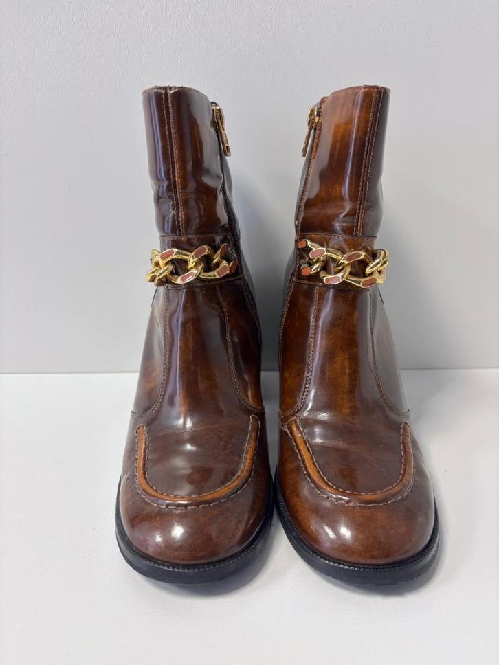 SEE BY CHLOE Bruin lak leer laarzen  Maat 41, Kleding | Dames, Schoenen, Zo goed als nieuw, Lage of Enkellaarzen, Bruin, Ophalen of Verzenden