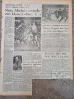 Ajax met Swart, Keizer en Cruyff in Glasgow (krant 1971), Ophalen of Verzenden, 1960 tot 1980, Knipsel(s)