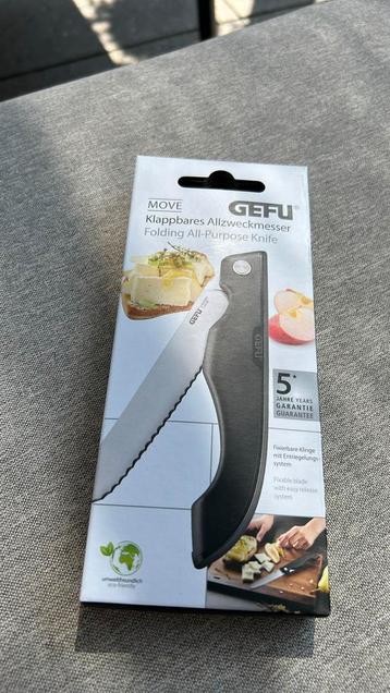 Gefu klapmes - nieuw beschikbaar voor biedingen