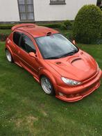 Peugeot 206 Gti, Auto's, Peugeot, Voorwielaandrijving, Zwart, 150 pk, Metallic lak