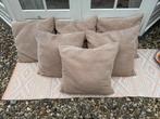 Camel Kussens - Set van 6, Ophalen of Verzenden, Zo goed als nieuw, Beige, Vierkant