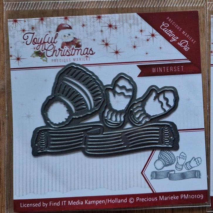 Precious Marieke Joyful Christmas -  Winterset 
PM10109, Hobby en Vrije tijd, Kaarten | Zelf maken, Nieuw, Pons of Mal, Kerst