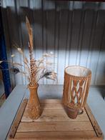 Mooi vintage setje lamp en vaas, Ophalen