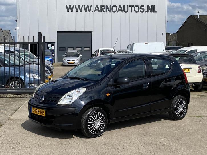 Nissan Pixo 1.0 Visia 5-DEURS, APK TOT 07-11-2026, 153.349 K, Auto's, Nissan, Bedrijf, Te koop, Pixo, ABS, Airbags, Alarm, Metallic lak