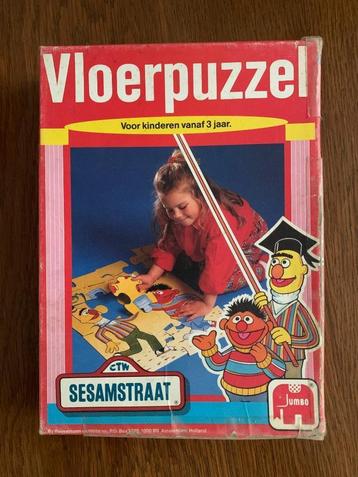 Vloerpuzzel Sesamstraat; vanaf 3 jaar beschikbaar voor biedingen