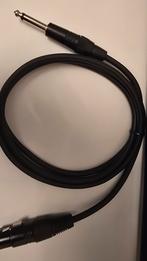 XLR Female naar 6.5mm Mono Kabel - 1.5m, Ophalen of Verzenden, Nieuw, Microfoon