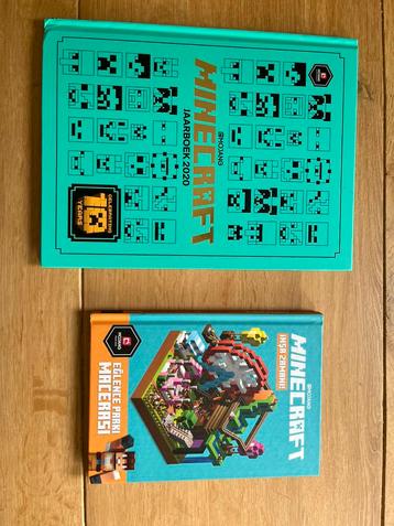 2 mincraft boeken met informatie/ inspiratie voor het spelen beschikbaar voor biedingen