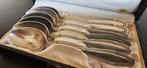 Zeer mooie antieke pap lepels ijslepels in casette, Ophalen of Verzenden