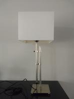 Tafellamp modern voet rvs, Ophalen, Zo goed als nieuw, Minder dan 100 cm