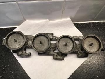 Brutalist smeedijzeren kandelaar ong.1950. beschikbaar voor biedingen