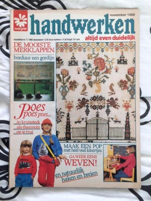 tijdschrift margriet handwerken (later steek) november 1980, Boeken, Tijdschriften en Kranten, Gelezen, Damesbladen, Ophalen of Verzenden