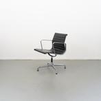 20x Vitra Eames Ea 108 Zwart Leer Aluminium, Niet ingevuld, Niet ingevuld, Zo goed als nieuw, Leer