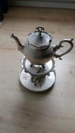 Antiek nikkelen theesetje, Antiek en Kunst, Ophalen of Verzenden