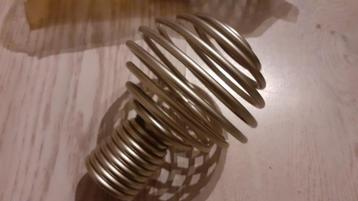 2 Spiraal Eindknop/Sierknop/Eind sier knop voor gordijnroede beschikbaar voor biedingen