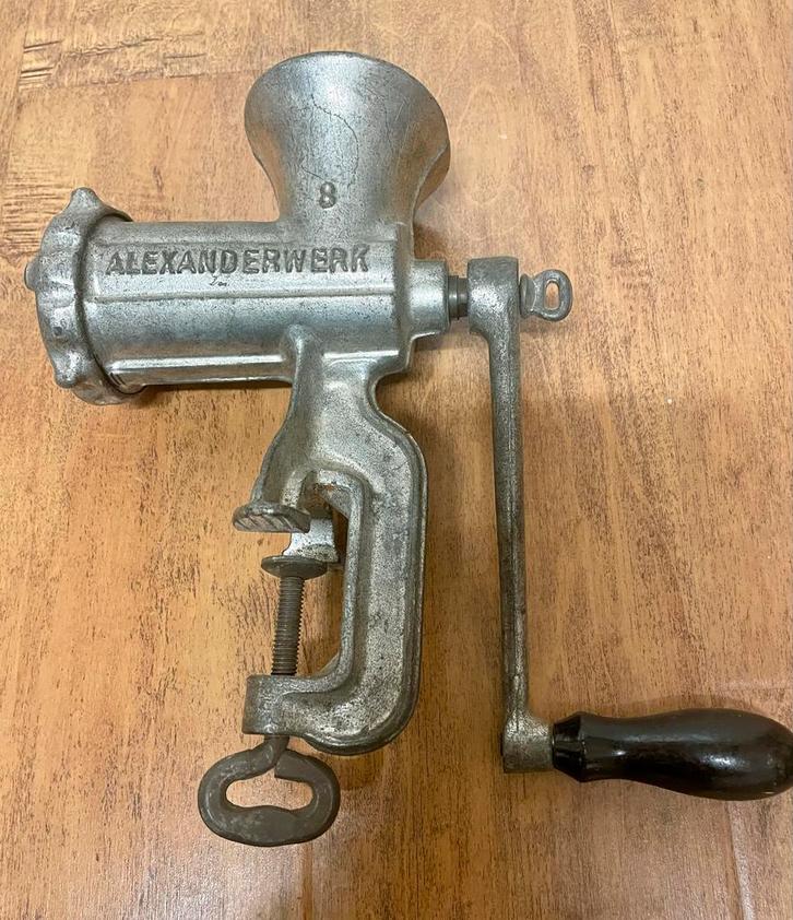 Vintage Alexanderwerk Gehaktmolen Nr. 8, Antiek en Kunst, Antiek | Keukenbenodigdheden, Ophalen of Verzenden